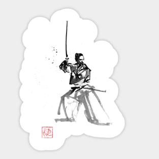 samurai en garde 03 Sticker